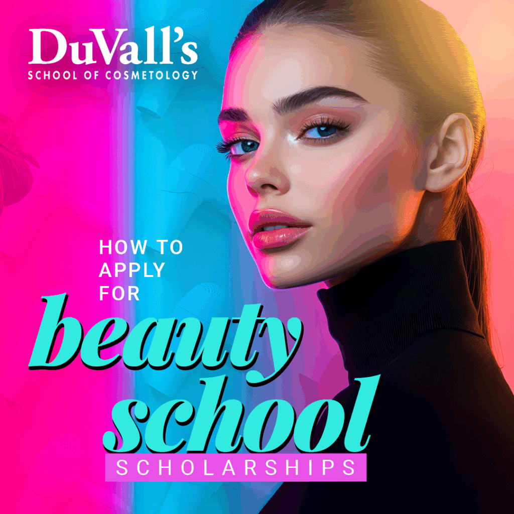 beauty school student